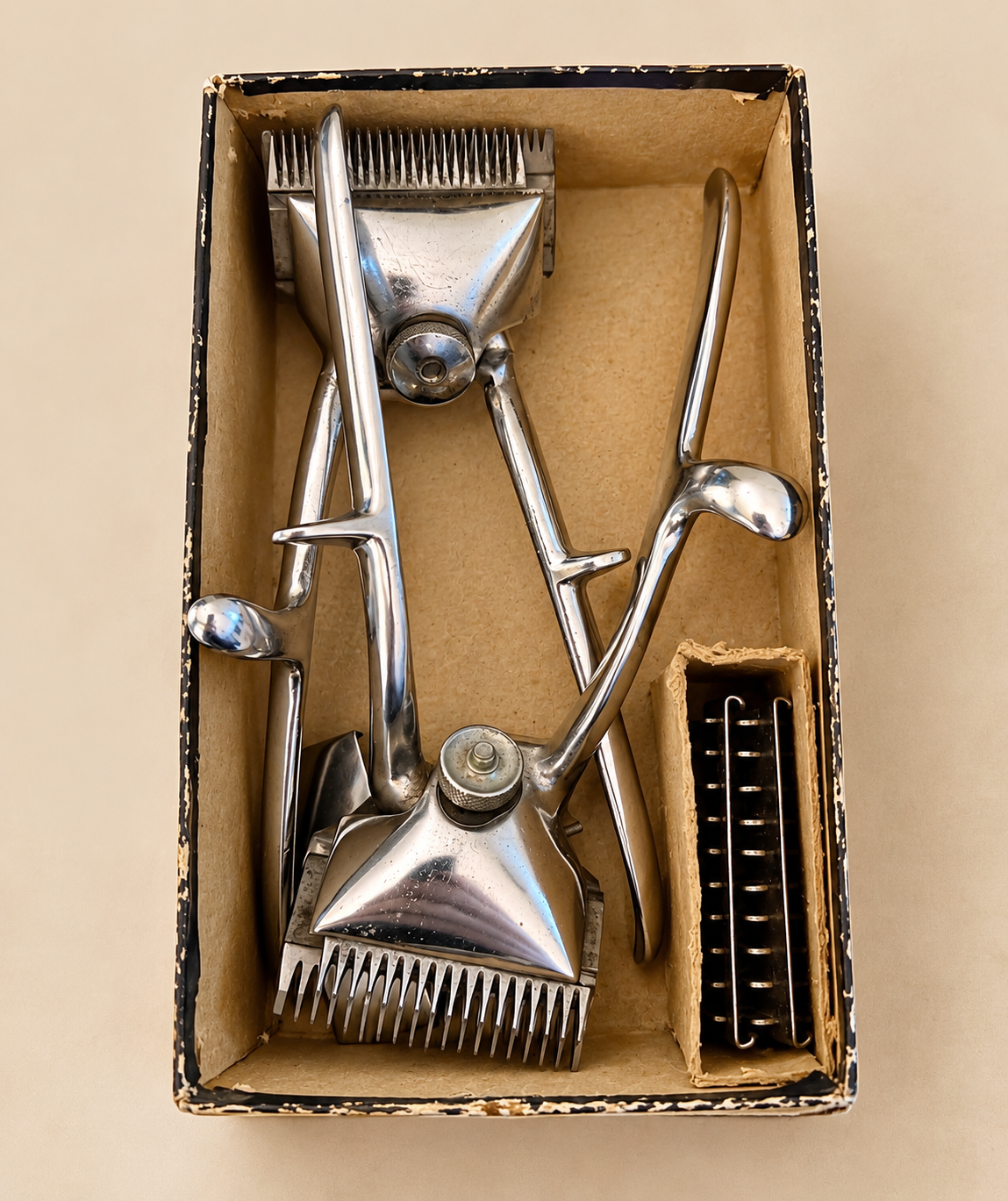 Vintage «Vera Clipper» barber-/hårklippersett – Made in Germany