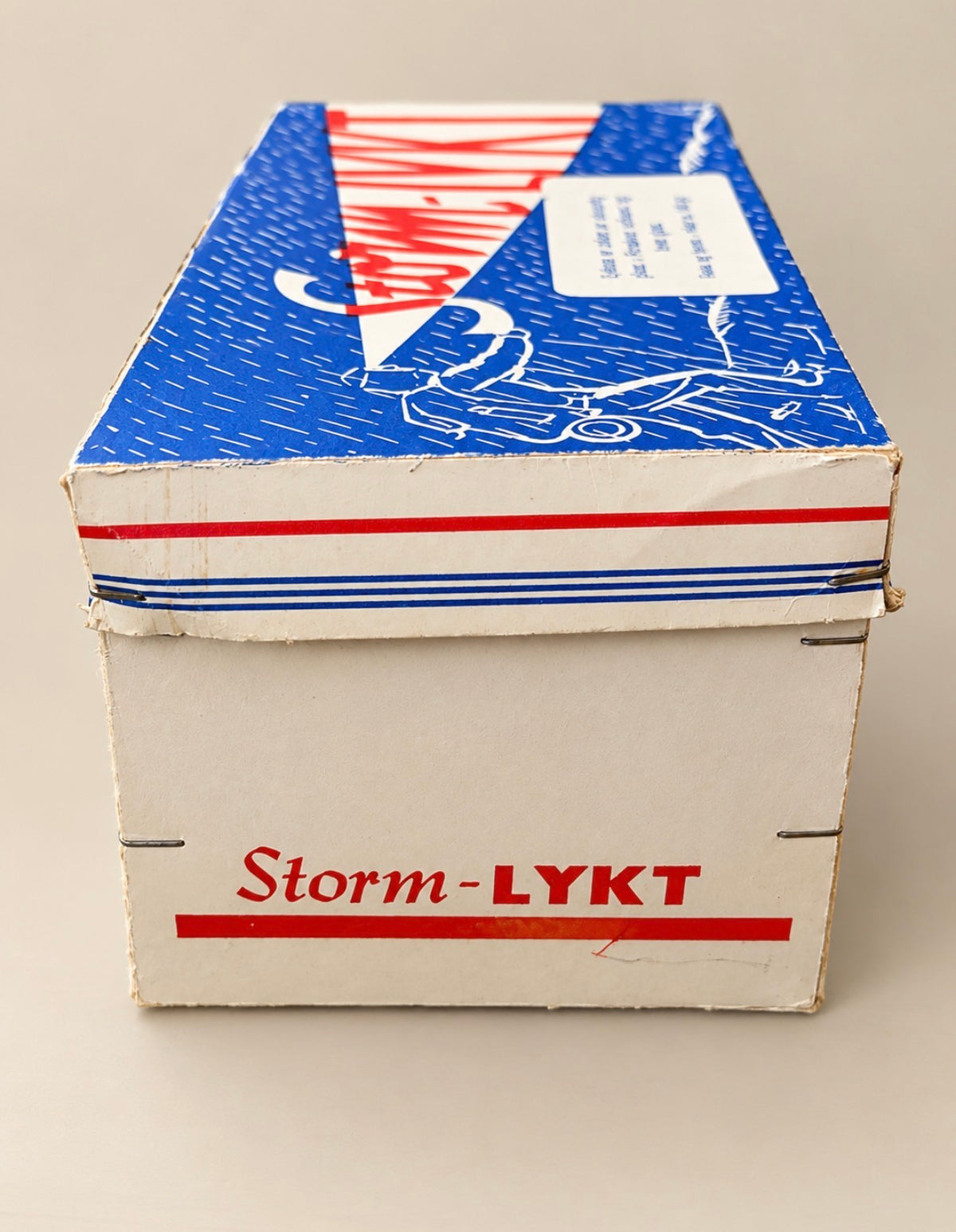 Vintage norsk Storm-Lykt – klassisk frilufts- og sikkerhetsutstyr