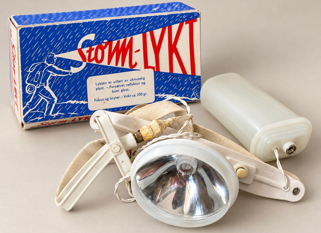 Vintage norsk Storm-Lykt – klassisk frilufts- og sikkerhetsutstyr