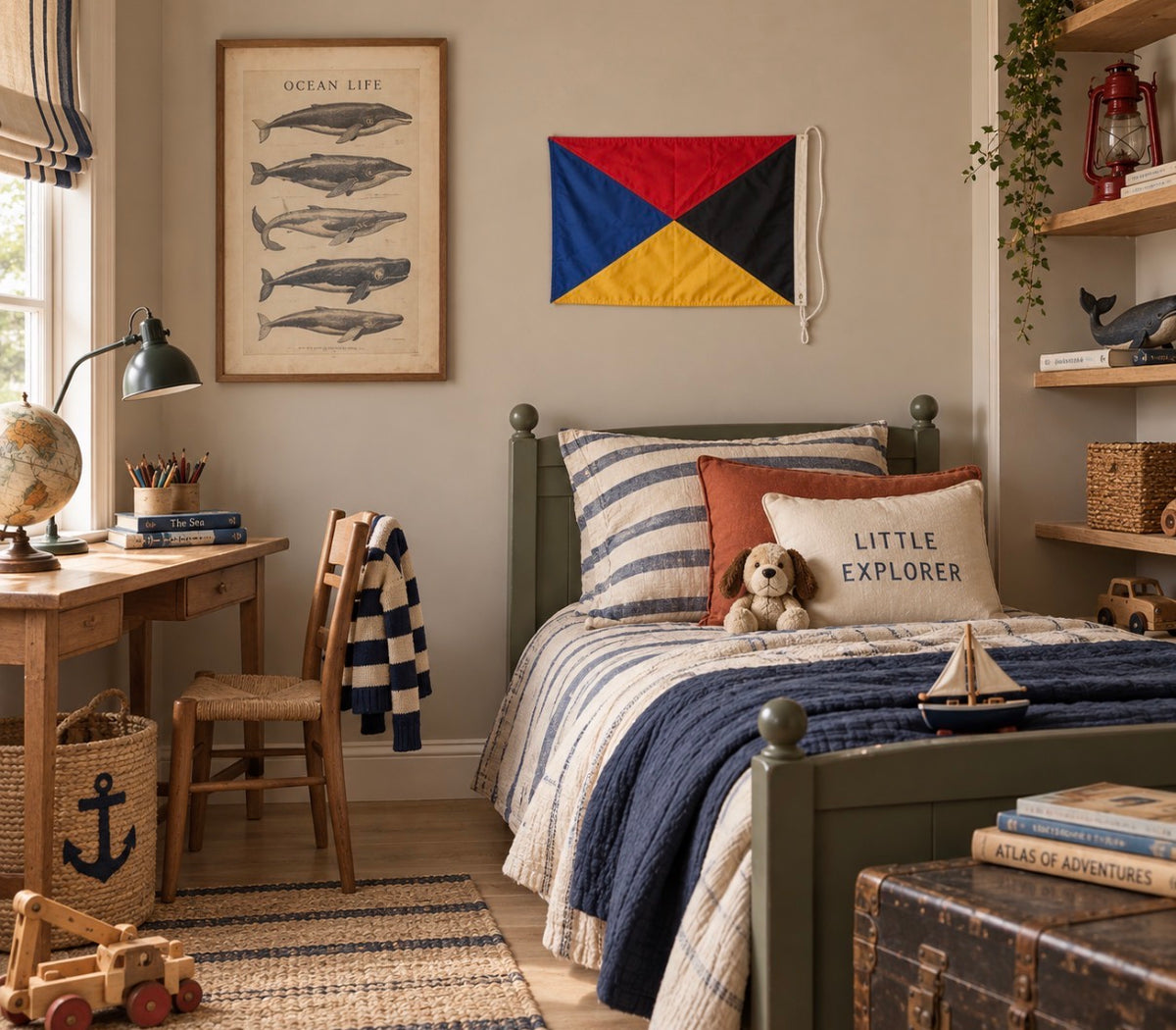 Gamle signalflagg – maritim vintage dekor og historie