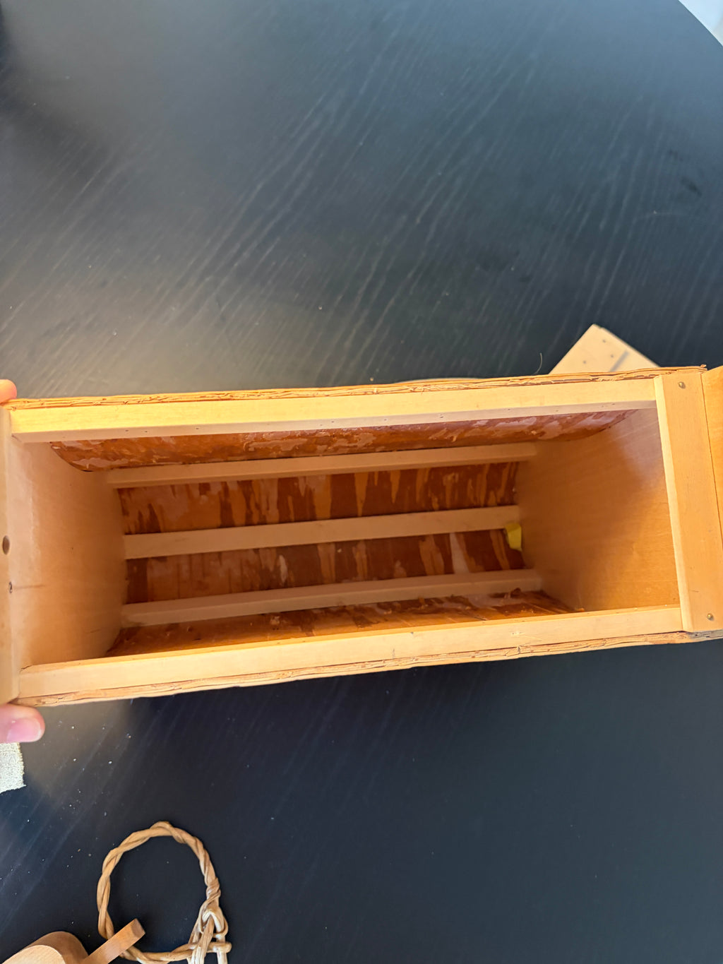 Vintage fiskeveske fra 1968 – håndlaget med original patina