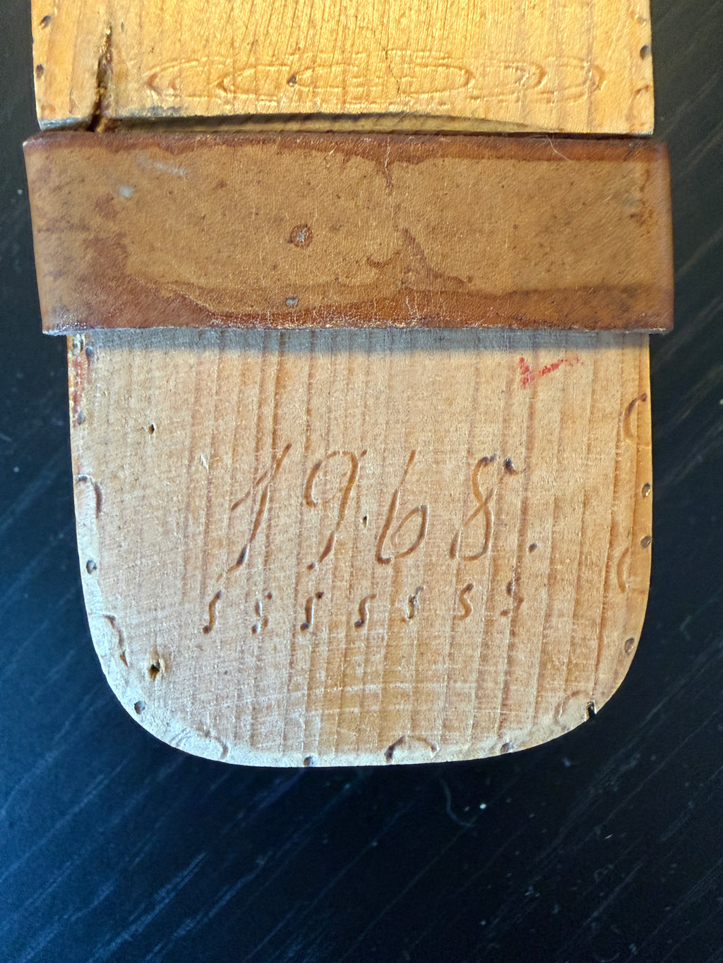 Vintage fiskeveske fra 1968 – håndlaget med original patina